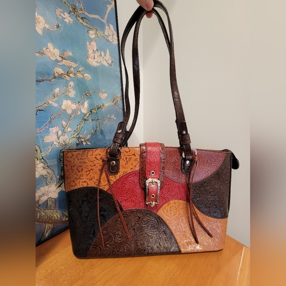 marc chantral Handbags - Marc Chantal M.C. Handbags purse leather western excellent used condition